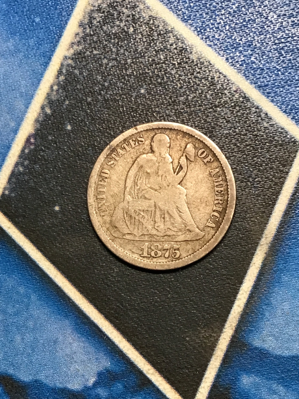 1875 Carson City Seated Liberty Silver Dime