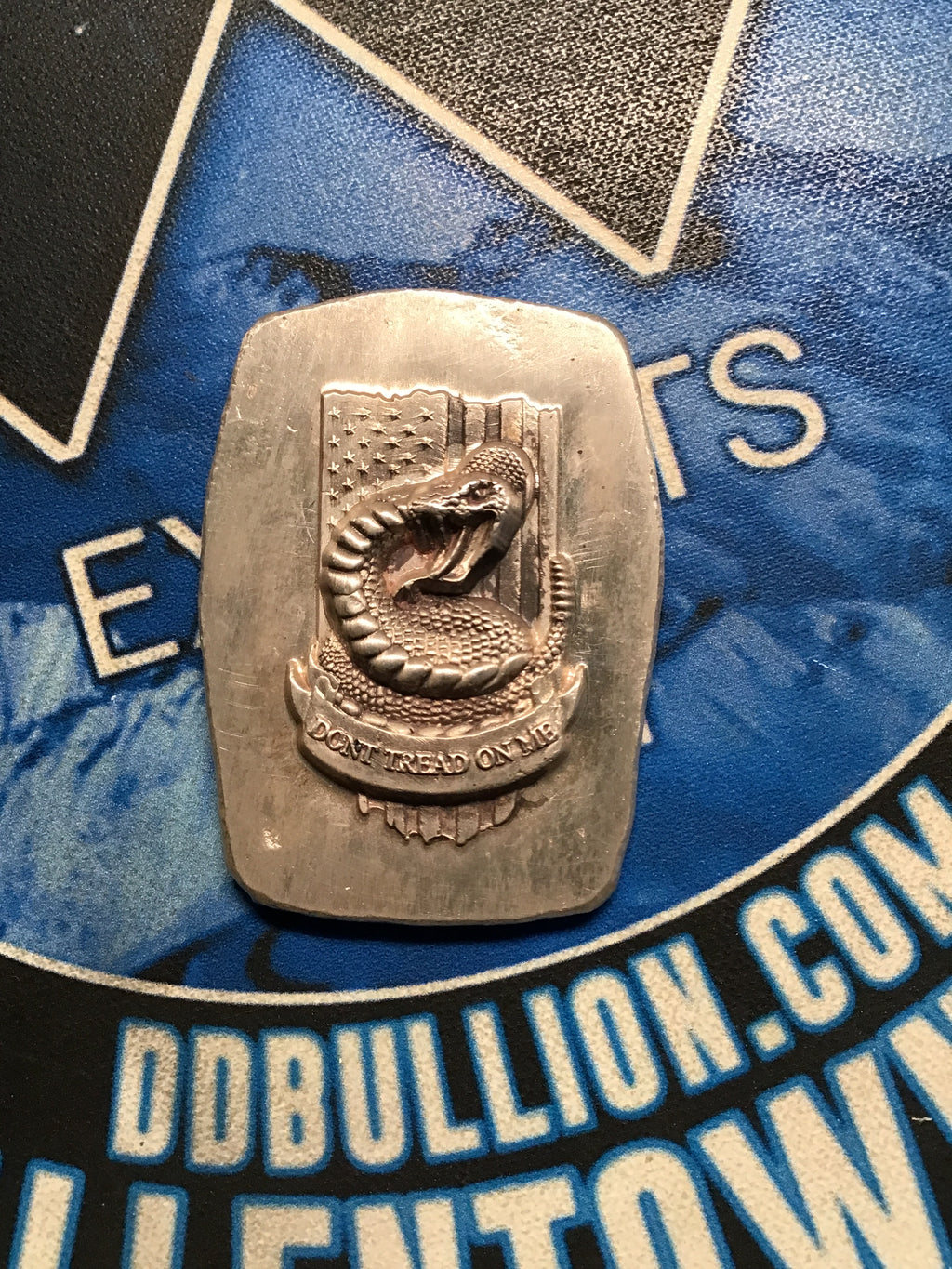 Mutiny Metals Don't Tread on Me -1 oz. Fine Silver-.999